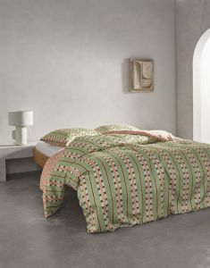 ESSENZA Iva Jade Green Dekbedovertrekset 240 x 220 cm