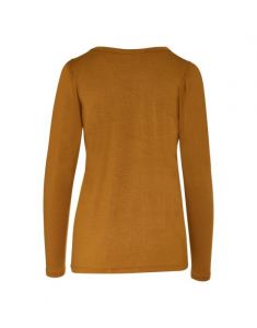 ESSENZA Jeanne Uni Bronze brown Top lange mouw M