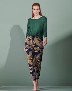 ESSENZA Jules Gwyneth Nightblue Lange broek S