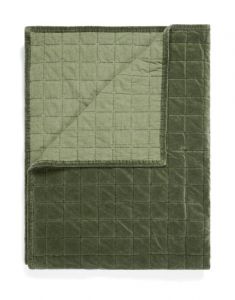 ESSENZA Julia Forest green Plaid 150 x 200 cm