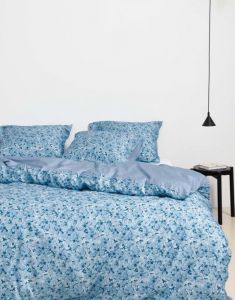 Marc O'Polo Lakua Nordic blue Dekbedovertrekset 240 x 220 cm