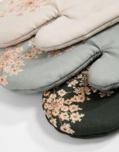 ESSENZA Lauren Dunkelgrün Ofenhandschuh 16 x 32 cm
