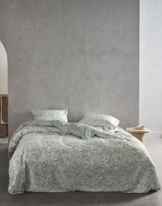 ESSENZA Lenthe Cool Gray Dekbedovertrekset 200 x 220 cm