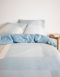 Marc O'Polo Liran Nordic Blue Dekbedovertrekset 240 x 220 cm