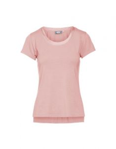 ESSENZA Luyza Uni Pink Sand Top korte mouw XXL