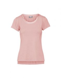 ESSENZA Luyza Uni Pink Sand Top korte mouw L