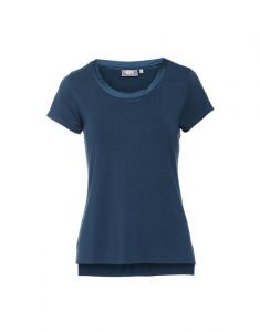 ESSENZA Luyza Uni Sloe Blue Top korte mouw S