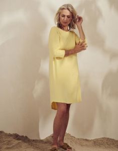 ESSENZA Lykke Uni Dreamy yellow Nachthemd 3/4 mouw S