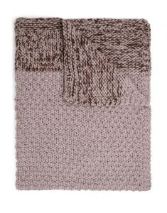 Marc O'Polo Maiku Aubergine Plaid 130 x 170 cm