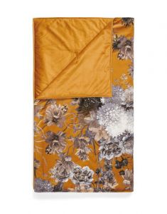 ESSENZA Maily Gold Plaid 135 x 170 cm