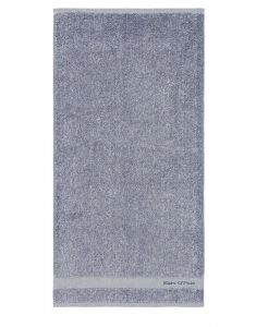 Marc O'Polo Melange Marine / Light Silver Waschhandschuhe 16 x 22 cm