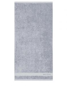 Marc O'Polo Melange Smoke blue/off white Washand 16 x 22 cm