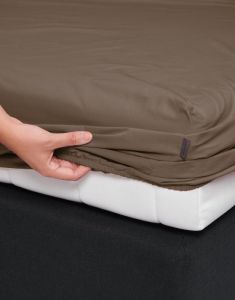 ESSENZA Minte Cafe Noir Fitted sheet 140 x 200 cm