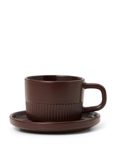 Marc O'Polo Moments Earth Brown Espresso kop & schotel 10 cl