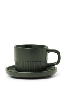Marc O'Polo Moments Olive Green Espresso kop & schotel 10 cl