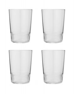 Marc O'Polo Moments Transparent Tumbler groot set 4-delig 48 cl