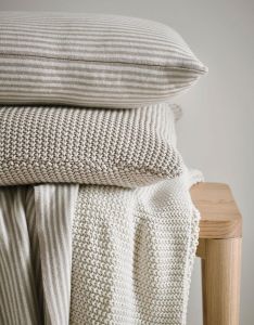Marc O'Polo Nordic knit Oatmeal Dekokissen 50 x 50 cm