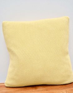 Marc O'Polo Nordic knit Pale Yellow Sierkussen 50 x 50 cm