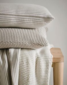 Marc O'Polo Nordic knit Off White Plaid 130 x 170 cm