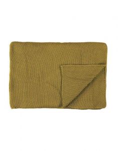 Marc O'Polo Nordic knit Oil Yellow Plaid 130 x 170 cm