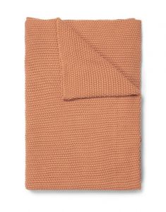 Marc O'Polo Nordic knit Sandstone Plaid 130 x 170 cm