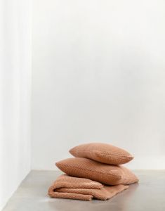 Marc O'Polo Nordic knit Sandstone Plaid 130 x 170 cm
