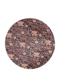 ESSENZA Ophelia Nightblue Rond vloerkleed 180 cm