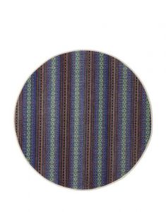 ESSENZA Ophelia Nightblue Rond klein vloerkleed 90 cm