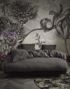 ESSENZA Otis Antraciet Dekbedovertrekset 240 x 220 cm