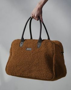 ESSENZA Pebbles Teddy Leather brown Weekendtas One Size
