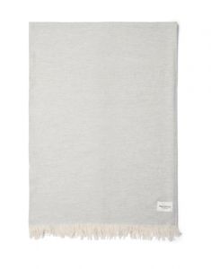 Marc O'Polo Per Neutral Grey Melange Plaid 130 x 170 cm