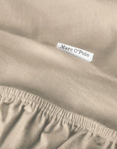 Marc O'Polo Premium Organic Jersey Dark Sand Hoeslaken 180-200 x 200-220 cm