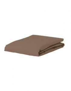 ESSENZA Premium Percale Cafe Noir Fitted sheet 140 x 200 cm