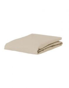 ESSENZA Premium Percale Cement Hoeslaken 160 x 200 cm