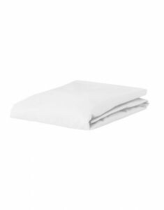 ESSENZA Premium Percale Weiß Spannbettlaken 90 x 220 cm