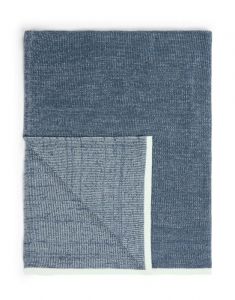Marc O'Polo Rivar Misty Blue Plaid 130 x 170 cm