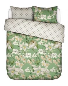 ESSENZA Rosalee Basilicumgroen Dekbedovertrekset 260 x 220 cm
