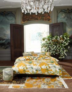ESSENZA Rosalee Mosterdgeel Dekbedovertrekset 260 x 220 cm