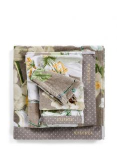 ESSENZA Rosalee Grijs Washand 16 x 22 cm