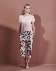 ESSENZA Rosie Fleur Grijs Broek 3/4 L