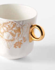 ESSENZA Sculpture Off white Mok 33 cl