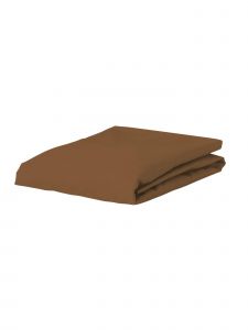 ESSENZA The Perfect Organic Jersey Leather brown Hoeslaken 90-100 x 200-220 cm