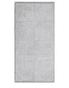 Marc O'Polo Timeless Tone Stripe Grau / Weiß Gästetuch 30 x 50 cm