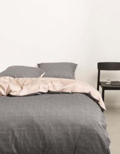 Marc O'Polo Toloma Warm charcoal Kussensloop 60 x 70 cm