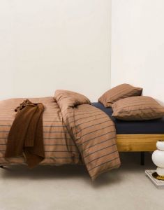 Marc O'Polo Torsken Warm pecan Dekbedovertrekset 260 x 220 cm