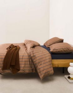Marc O'Polo Torsken Warm pecan Kussensloop 60 x 70 cm