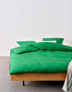 Marc O'Polo Tove Vivid Green Dekbedovertrekset 140 x 220 cm