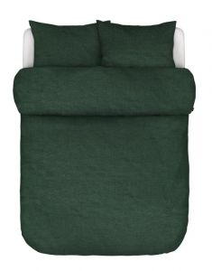 Marc O'Polo Valka Deep green Dekbedovertrekset 260 x 220 cm