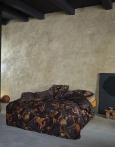 ESSENZA Verena Almost black Dekbedovertrekset 260 x 220 cm