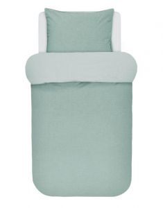 Marc O'Polo Washed chambray Sage green Dekbedovertrekset 140 x 220 cm